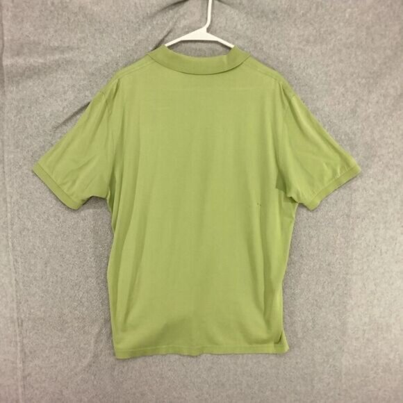 Lacoste Polo Shirt Mens Size 6 Lime Green Short Sleeve Solid Golf Solid Casual - Picture 8 of 13